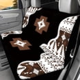 thumbnail image 2 of Yuyamidu Aztec Western Geometric Car Seat Cover Cushion Pad Suitable for SUV Sedan Truck Back Seat Cover Accessories Dustproof Non Slip Rear Bench Cover Decoration, 2 of 4