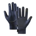thumbnail image 2 of Men's Winter Leather Fleece Lined Touchscreen Windproof Water Resistant Work Gloves for Outdoor Activities, 1 Pair, 2 of 4