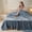 Blue, variant on MAGIC SWAN [Luxury Faux Fur Blanket] Soft & Warm Luxury  Blanket | Solid Color Simple Style - Multipurpose for Sofa, Bed, Office, Travel - Comfortable Gift