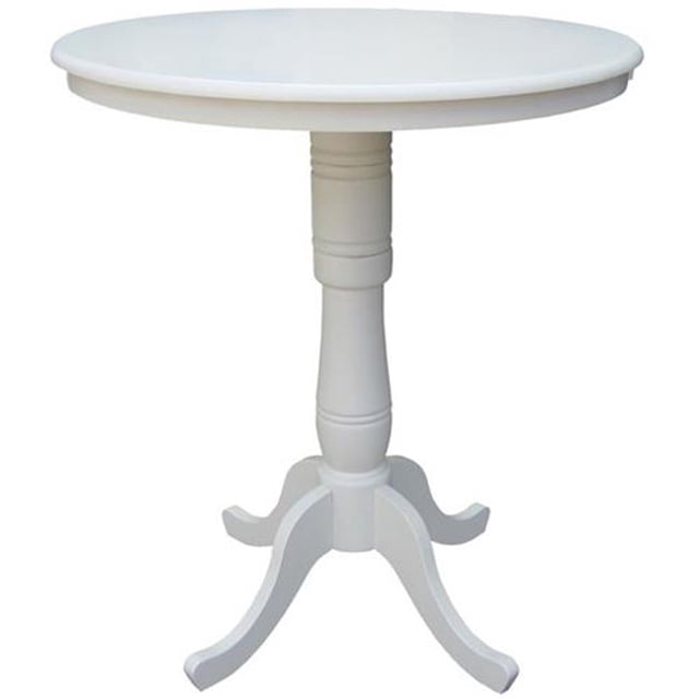 International Concepts K08-36RT-6B Table de Salle à Manger sur Piédestal Rond