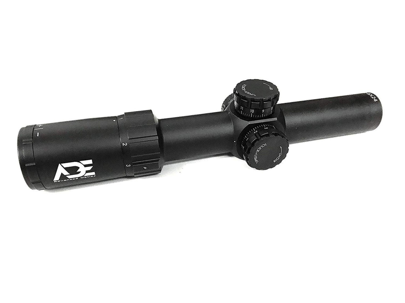 ADE Advanced Optics mm Rifle Scope, 30mm, Illuminated Mil Dash Reticl