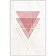 thumbnail image 3 of Triangles Inverses Floater Framed Painting Print on Canvas, 3 of 5