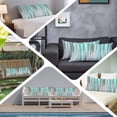 thumbnail image 6 of Turquoise Gray Body Pillow Covers, Farmhouse Abstract Gradient Aesthetic Soft Throw Pillow Cases with Invisible Zipper, Decorative Pillowcase Pillows Protectors for Sofa Bed Couchair 20"x54", 6 of 9