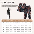 thumbnail image 4 of Fotbe Modern USA Deer Head Conjunto de Pijama de Manga Larga para Mujer con Estampado, Ropa de Dormir de 2 Piezas, Conjunto de Casa Suave y Cómodo con Bolsillos-Small, 4 of 7