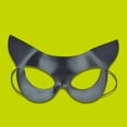 thumbnail image 3 of Disfraz de Halloween,Máscara de gato de media cara,máscara de de Halloween,Accesorios para disfraces de mujer con máscara de gato,Accesorio para disfraz de máscara de Cat Woman, 3 of 8