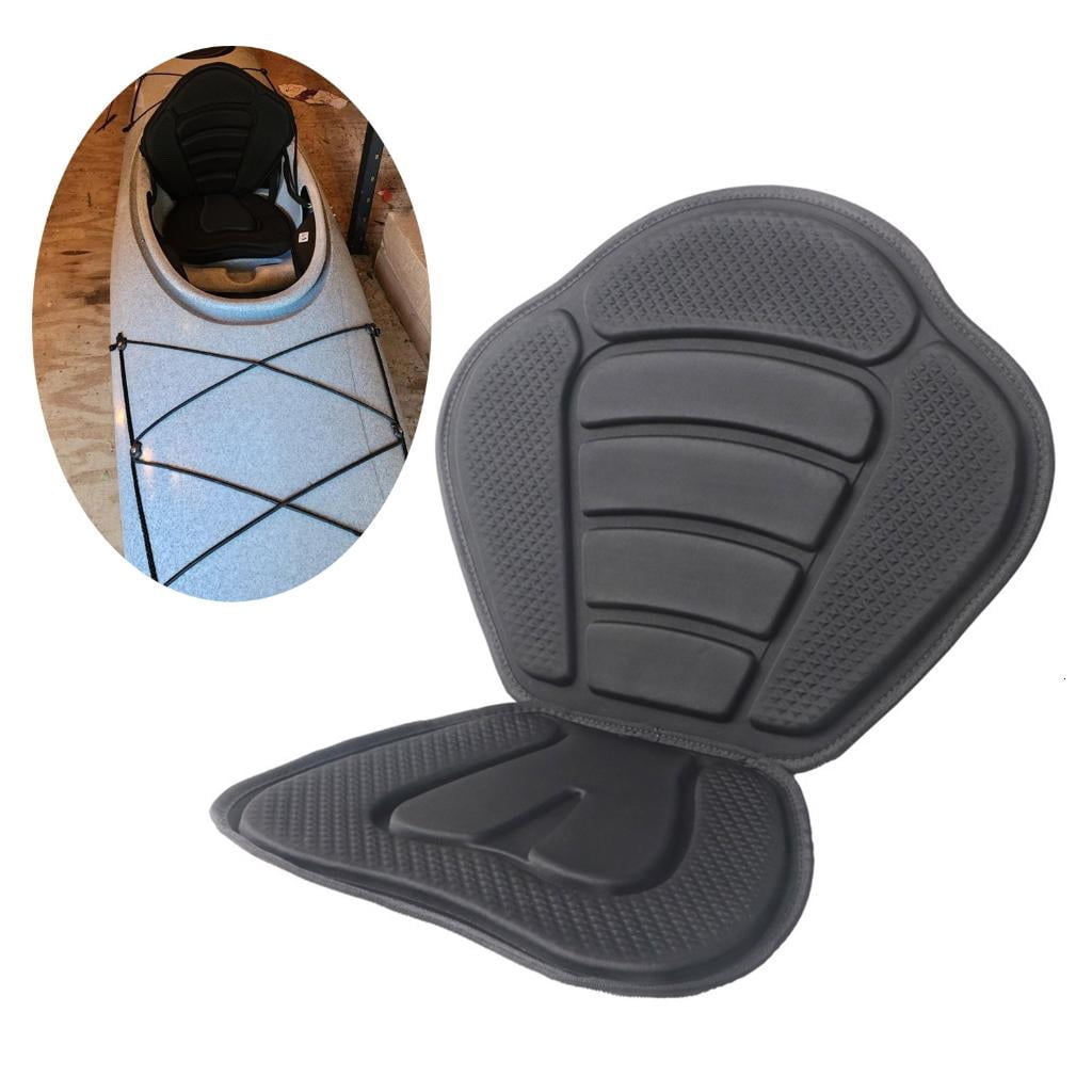 Canoes Seat Cushion Comfortable Fishing Seat Back Adjustable Padded Kayaks Seats for Rowboats Fishing Boats