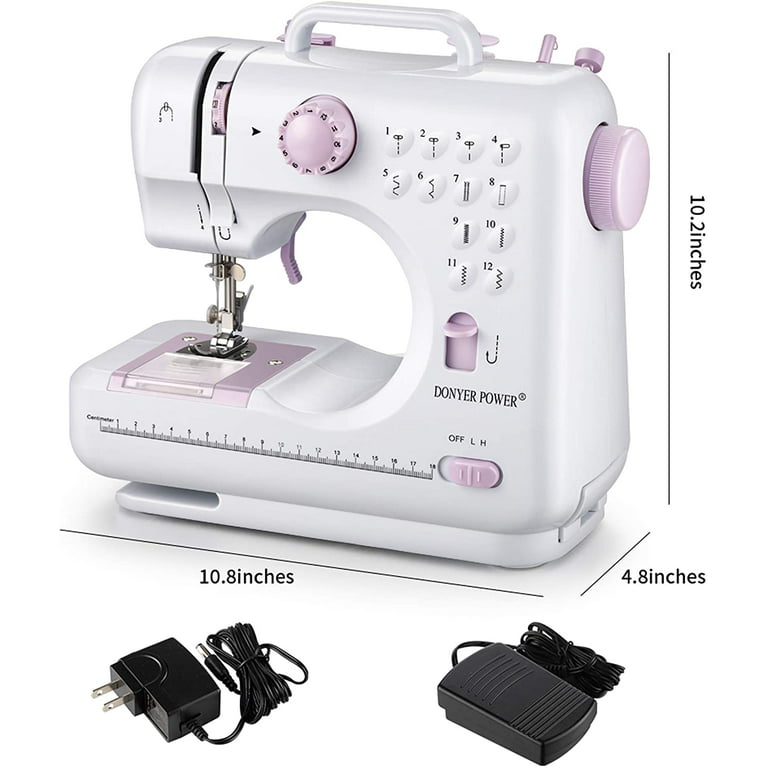 BORDSTRACT Sewing Machine for Kids, Portable Electric Mini Size Children Sewing