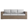 thumbnail image 5 of Lounge Sofa, Grey Gray, Rattan, Wicker, Outdoor Patio Balcony Cafe Bistro Garden Hospitality Restaurant, Modern Contemporary HB34596, 5 of 9