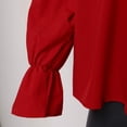 thumbnail image 4 of Mens Puffy Sleeve Medieval Shirt Loose Top Pirate Costume Halloween Cosplay Halloween Costumes for Adults, Size L, 4 of 7