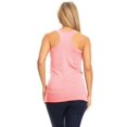 thumbnail image 3 of Women's Basic Solid racerback tank top with scoop neck, 3 of 3