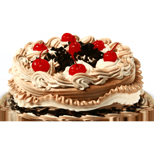 SP13185 Mocha Chocolate Cherry Cake Dessert Cardboard Cutout Standee Standup