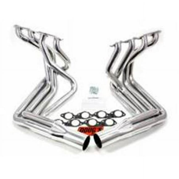 Dougs Headers D381 4 in. Dougs Big Block Chevy Side Mount Headers - Silver - 1963-1982 Vette