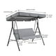 thumbnail image 2 of Silla de exterior con protección solar, asiento de relajación para jardín, impermeable, diseño plegable, estilo moderno, para patio, playa, portátil, duradera, fácil de montar, material sintético, re, 2 of 8