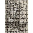 thumbnail image 1 of Dynamic Rugs LO353102199 3 x 5 Pi Loft 3102 Rectangle Shag Tapis - 199 Argent & Noir, 1 of 1