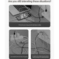 thumbnail image 3 of Office Usb Cable Manager Desktop Cable Manager Cable Winder Mouse Power Cable, 3 of 4