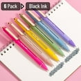 thumbnail image 2 of Mr. Pen- Retractable Gel Pens, 6 Pack, Black Ink Gel Pens, Vibrant Barrels, 2 of 9