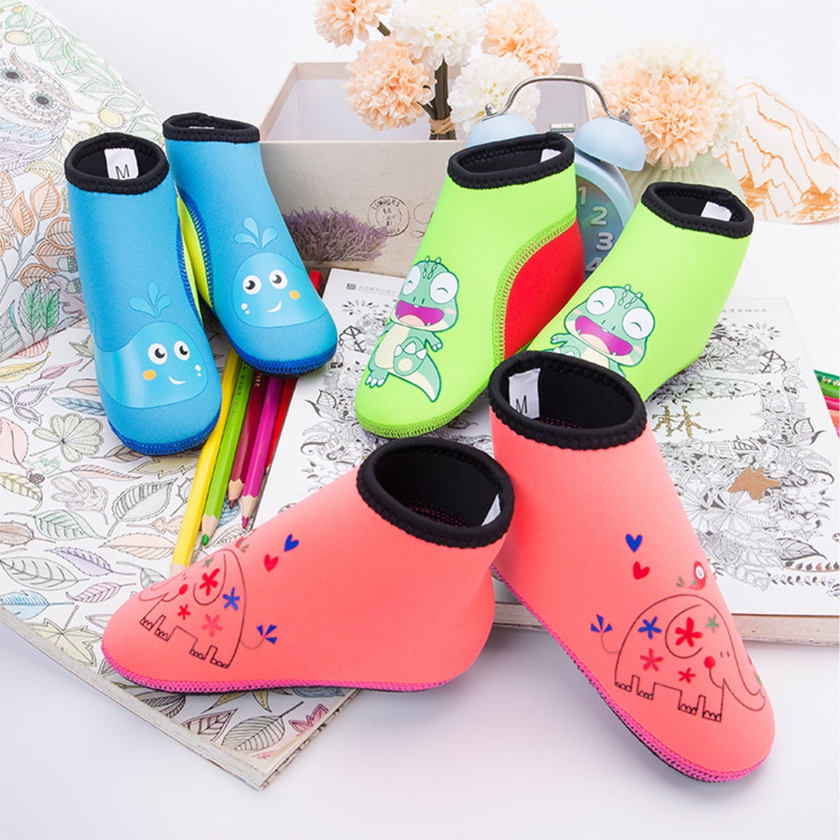 Children Water Shoes Boys Girls Swimming Water Shoes Baby Quick Dry Non