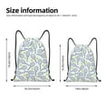 thumbnail image 2 of Lsque Tennis Rackets And Balls Print Drawstring Backpack Bag Sport Gym Sackpack Cinch Bags Drawstring Bags Draw String Sport Bag-Small, 2 of 6