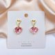 thumbnail image 1 of 2023 Pendientes Espiral Rosa De Gota Para Las Mujeres Perlas Colgantes Hikaw Piercing Set De Hipoalergénico No Tarnish Perla Conjunto De Joyería, 1 of 4