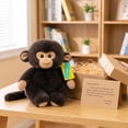 thumbnail image 4 of Stuffed Animal Monkey with Magnetic Hands, Valentine's Day Gift for Student, Birthday Gift for Boys Girls, 1 Pack, 4 of 6