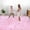 Pink, variant on Soft Fluffy Shaggy Area Rug, 3'x5' Tie-Dyed Khaki Anti-Slip Plush Fuzzy Carpet for Living Room Bedroom Nursery Home Decor