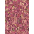 thumbnail image 1 of Ahgly Company Machine Washable Indoor Rectangle Transitional Crimson Red Area Rugs, 3' x 5', 1 of 7