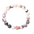thumbnail image 2 of Pulsera de ocho planetas con piedra de estrella de la guarda y polvo esmerilado, pulsera de cuentas de cebra, joyería europea y americana, 2 of 6
