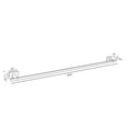 thumbnail image 2 of Chicago Series Polished Nickel Bathroom 34in Towel Bar, 2 of 4