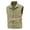 Khaki, variant on HomeGardon Vest for Men Sleeveless Jackets Witer Men's Solid Color Outdoor Multi Pocket Stand Up Collar Casual Plus Velvet Top,M-XXXXXL