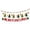 A, variant on Holiday Christmas Banner Lights, Decorative Bunting and Pom Pom Garland, Christmas Banner Decor, Lighted Holiday Garland for Wall, Door, Mantel, Window, Party Backdrop and Indoor Display, Style D