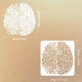 thumbnail image 2 of Plantilla de flor de cerebro de 11,8 x 11,8 pulgadas, de plástico, reutilizable, para proyectos de bricolaje y manualidades., 2 of 7