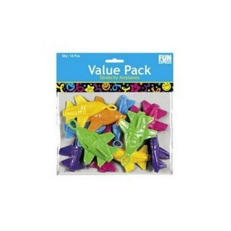 Stretchy Flying Airplane (6 Dozen) - Bulk