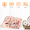 thumbnail image 6 of Unique Bargains Shower Wrap Towel for Women Coral Fleece 1 Pc Pink, 6 of 7