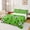 Green, variant on Erosebridal Cartoon Soccer Twin Sheet Sets, Grey Square Grid Bedding for Boys and Girls, 3-Piece
