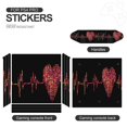 thumbnail image 3 of Heartbeat Signals, Heartbeats, Yarns PS4/PS4 Pro/PS4 Slim Skin Sticker For Console And Controller Skins, 3 of 6