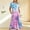 Pink summer dresses, variant on pimelu Dresses for Women Wedding Guest Dresses for Women Beach Loose Pleated Swing Ruffle Hem Tunic Maxi Dress with Pocket Summer Fashion Tie-Dye Print Short Sleeve Round Neck Women Long Sun Dresses