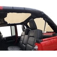 thumbnail image 2 of Shadeidea Jeep Wrangler Sunshade JL Unlimited 4 Door JLU Sun Shade (2018-Current) Top Front+Rear+Trunk-Tan Mesh Screen Cover UV Blocker with Grab Bag Storage Pouch-10 Years Warranty, 2 of 7