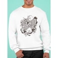 thumbnail image 2 of Japanese Koi Fish . Sweatshirt Men -Image by Shutterstock, Male Large, 2 of 4