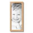 thumbnail image 2 of ArtToFrames 7" x 17" Red Oak Wood Picture Frame, 7x17 inch Brown Wood Poster Frame (WOM-4878), 2 of 7