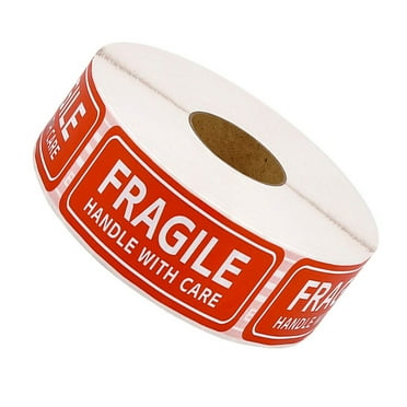 500pcs Fragile Stickers Handle with Care Warning Packing Shipping Label Stickers