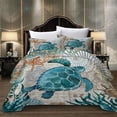 thumbnail image 3 of Housse de Couette et Taies d'Oreiller, Ensemble de Literie Moderne en Polyester 3 Pcs Taille Double, 3 of 8