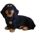 thumbnail image 1 of Peluche de Perro Salchicha Sentado, Realista, Color Negro, Ideal Como Regalo para Niños, Decoración para el Hogar y el Coche B, 1 of 5
