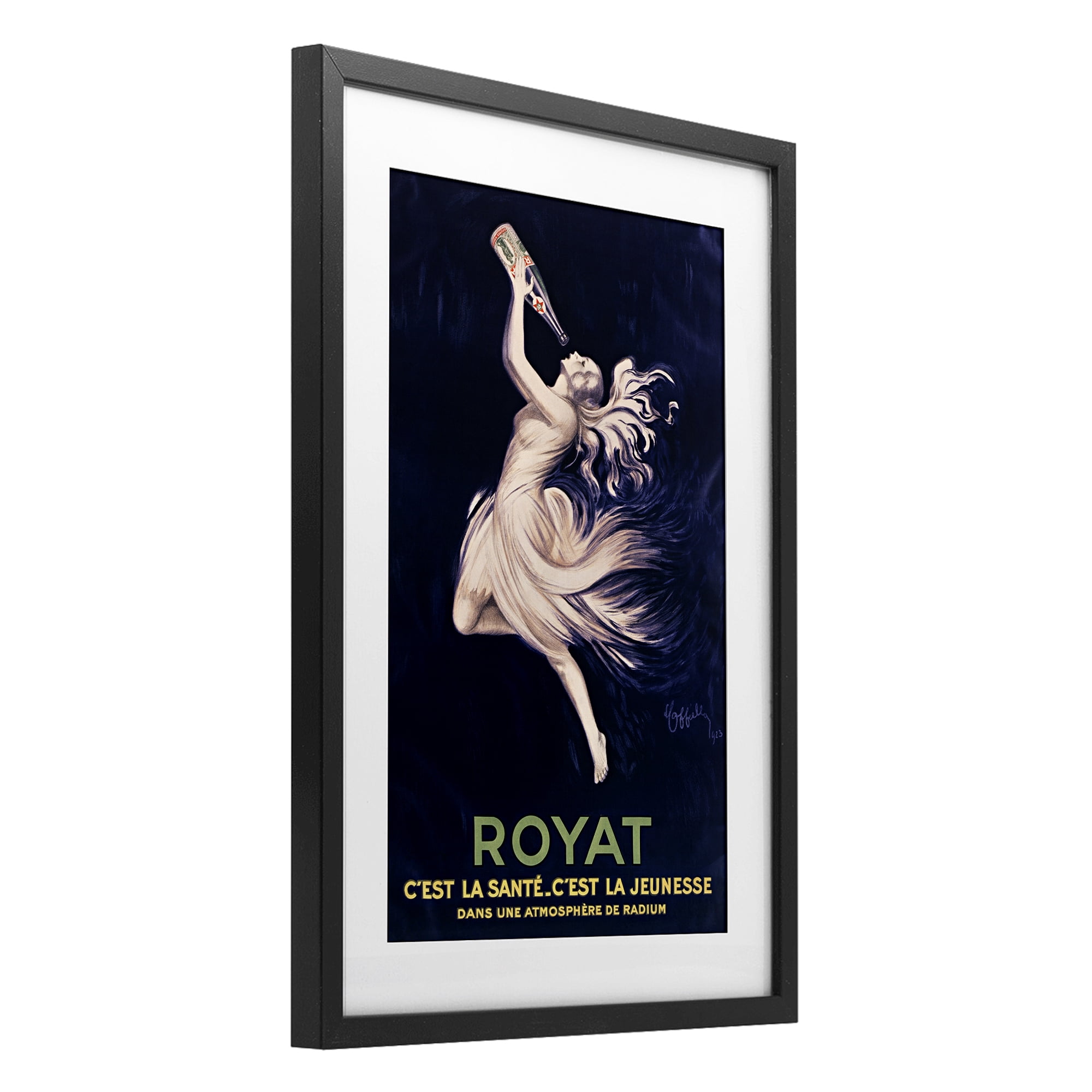 Stupell Industries Royat 1923 Advertisement Black Framed Print Under Glass, design by Leonetto Cappiello