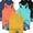 Sea Blue + Black + Cyan + Orange + Yellow, variant on 5-Pack Women's Racerback Tank Top Summer Casual Crew Neck Basic Sleeveless Shirts, XL