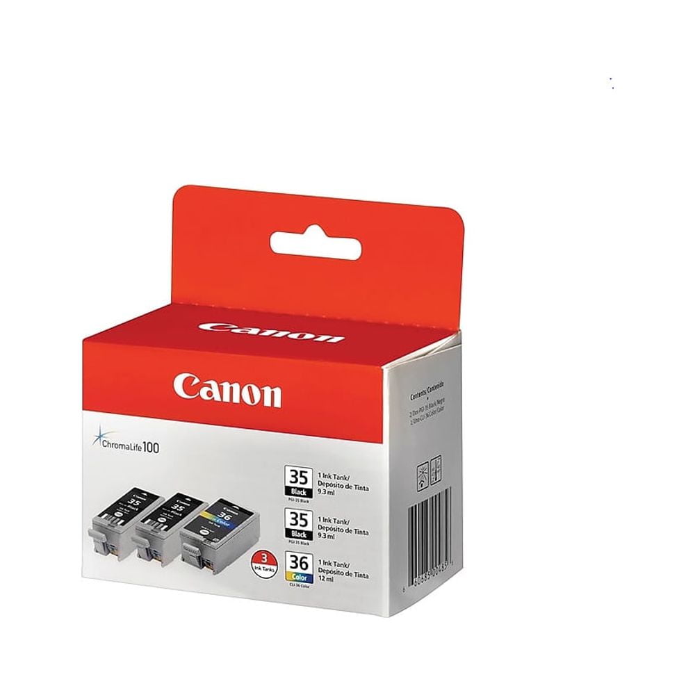 Canon PGI-35 Twin Black & CLI-36 Color Ink (1509B007AB/AE) Canon PGI-35 Twin Black & CLI-36 Color Ink (1509B007AB/AE)
