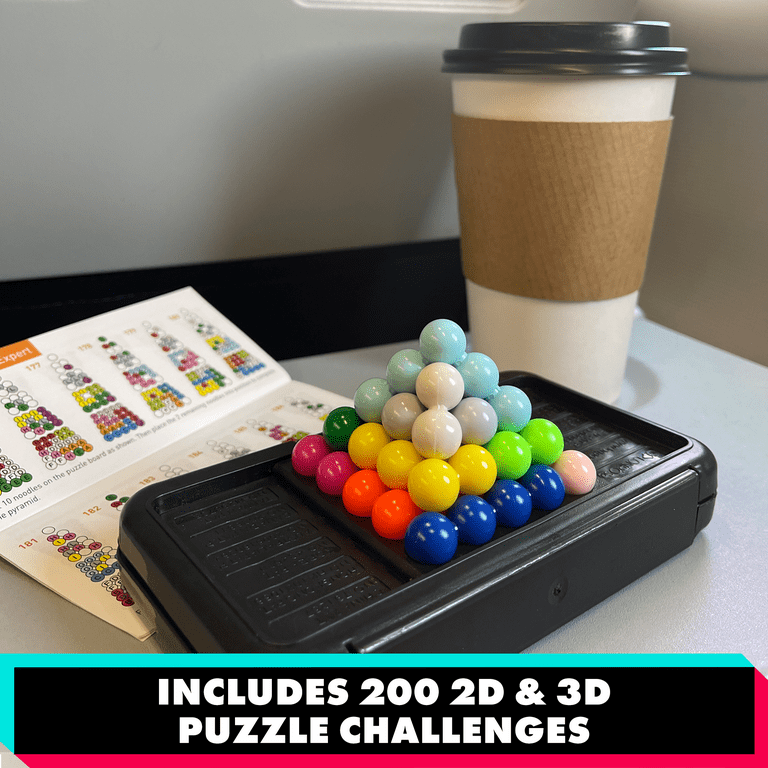 Educational Insights Kanoodle 3-D Brain Teaser Puzzle Game, Easter Basket  Toy, Featuring 200 Challenges, Ages 7+
