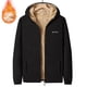 thumbnail image 4 of Suéter con capucha y cárdigan de polar grueso con forro polar, chaqueta informal holgada de talla grande para hombre, chaqueta polar cálida de lana de cordero., 4 of 5