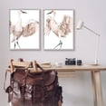 thumbnail image 2 of Stupell Industries Simple White Crane Birds Standing Open Wings Illustration, 24 x 30, Design by Grace Popp, 2 of 5