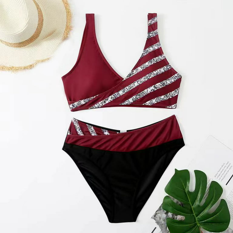  tobchonp Two Piece Swimsuits for Women High Waisted