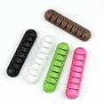thumbnail image 1 of 6pcs Cable Holder Clip Cord Organizer Strong Self Adhesive Cable Management For Tidy Up Messy Desktop Usb Cable Cord, 1 of 4